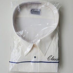 NEW Ivory Tuxedo Shirt